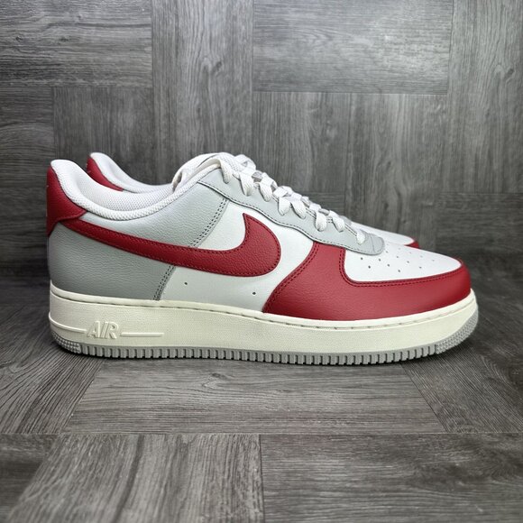 Nike Air Force 1 Low '07 Men's size 13 Gym Red Casual Shoes HJ9094-012 - Picture 1 of 8